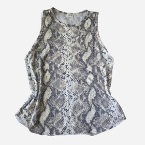 Stylish Snake Print Tank Top